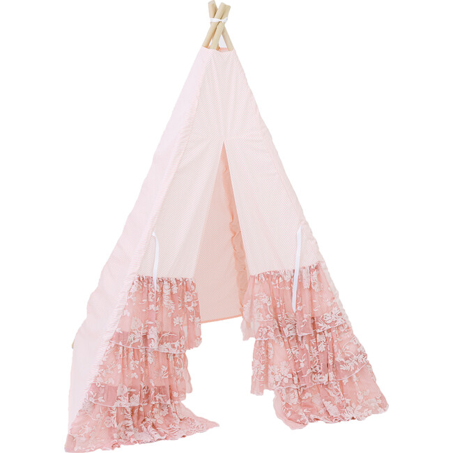 Charlotte Play Tent, Rose Lace - Kids Seating - 1