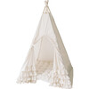 Colette Play Tent, Cream Swiss Dot - Play Tents - 4 - thumbnail