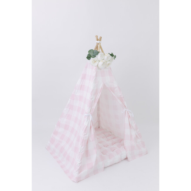 Cecile Play Tent, Pink Gingham - Play Tents - 2