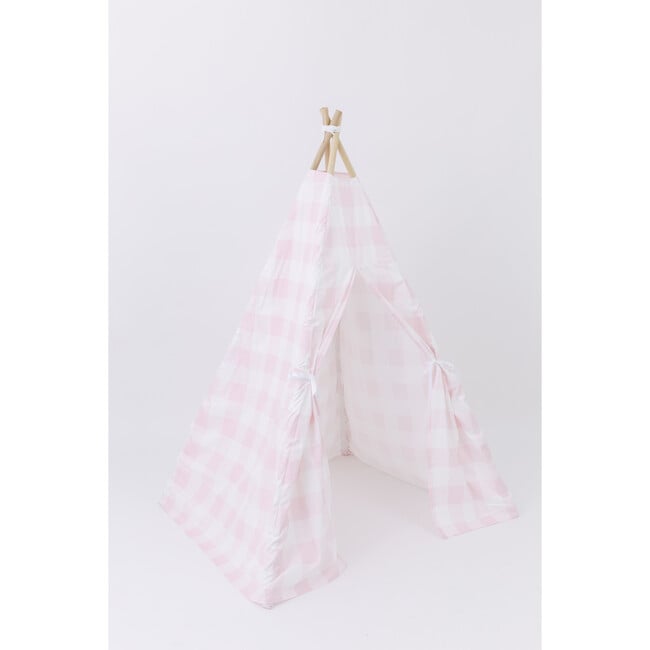 Cecile Play Tent, Pink Gingham - Play Tents - 4