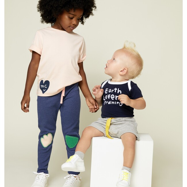 Leggings, Blue - Leggings - 3