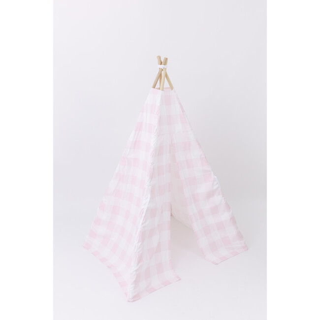 Cecile Play Tent, Pink Gingham - Play Tents - 6