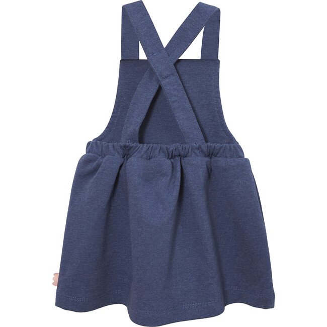 Apron Dress, Blue - Dresses - 3