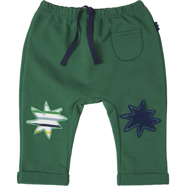 Harem Pants, Green - Pants - 1