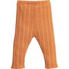Knit Pants, Orange - Pants - 2