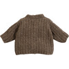 Knit Cardigan, Brown - Cardigans - 2 - thumbnail
