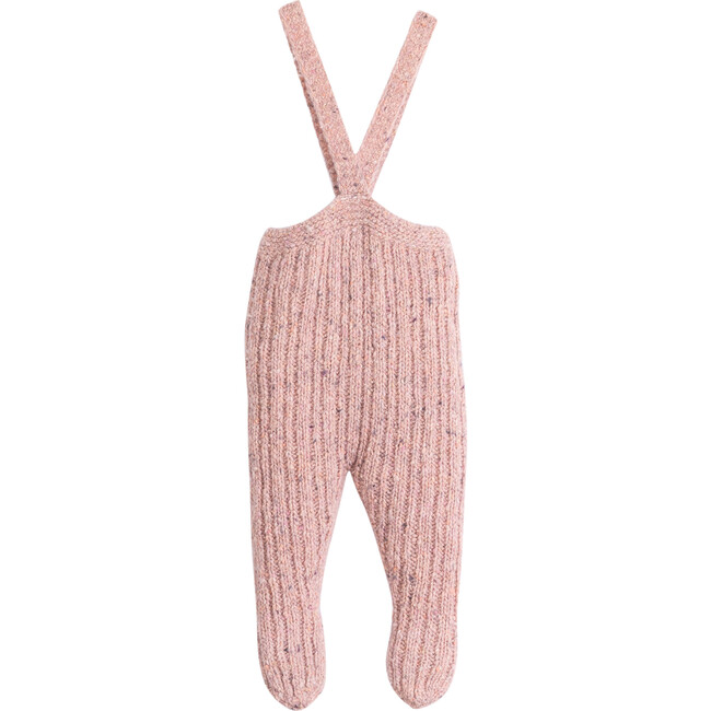 Knit Overall Footie, Pink