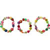 Happy Beaded Bracelet Set of 3 - Bracelets - 1 - thumbnail