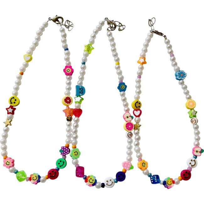 Happy Beaded Necklace - Necklaces - 2