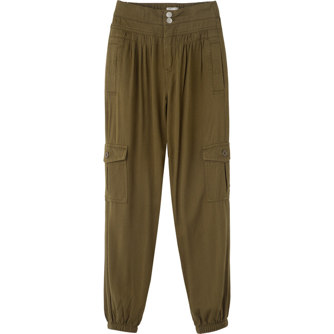 Parachute Cargo Pants, Olive - Pants - 1