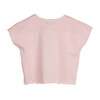 Sawyer Cropped Tee, Light Pink - Shirts - 3