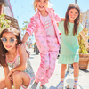 Debbie Jersey Romper, Rainbow Ombre Leopard - Rompers - 7