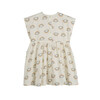 Zadie Skater Poplin Dress, Marshmallow Rainbow - Dresses - 3