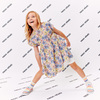 Zadie Skater Poplin Dress, Firework Flower - Dresses - 2