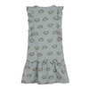 Coco Ruffle Dress, Xenon Blue Rainbow - Dresses - 3