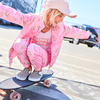 Stevie Track Jacket, Pink Salt Rainbow - Jackets - 6
