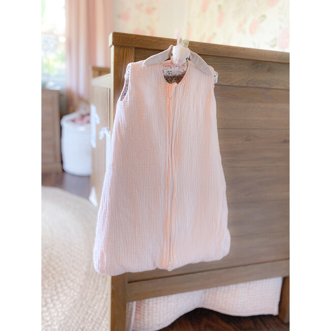 Sleep Sack with Bunny Padded Hanger, Blush - Nightgowns - 2