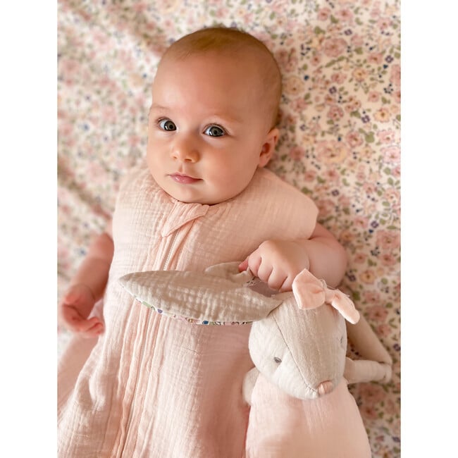 Petit Bunny Knotted Doll, Pink - Soft Dolls - 4