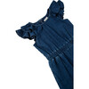 Baby Ruffle Jumpsuit, Indigo - Rompers - 3