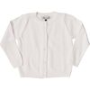 Classic Cardigan, White - Sweaters - 1 - thumbnail