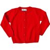Classic Cardigan, Red - Sweaters - 1 - thumbnail