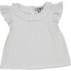 Colette Top, White - Tees - 1 - thumbnail