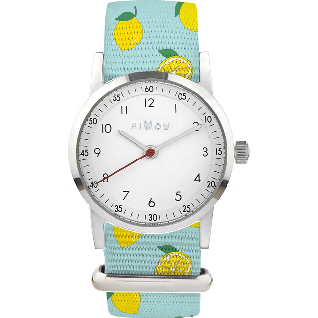 Millow Classic Watch, Lemon and Silver - Watches - 1
