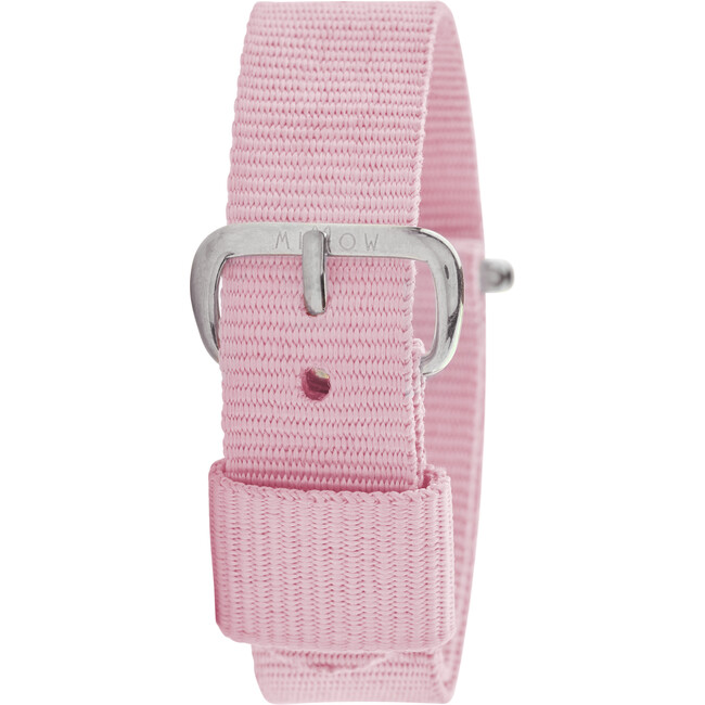 Dragee Watch Band, Light Pink and Silver