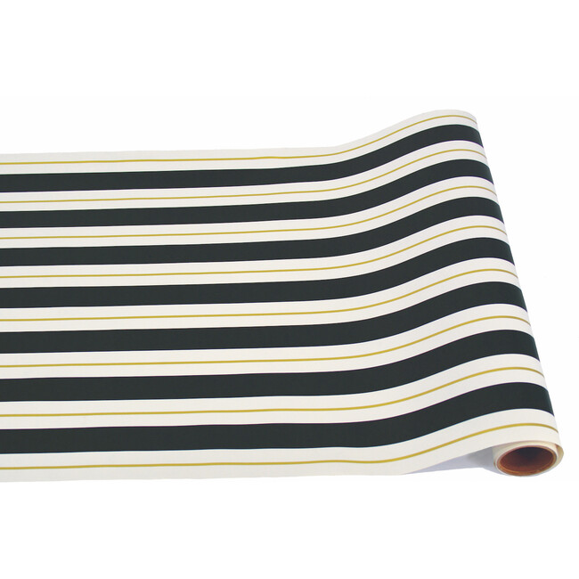 Black & Gold Awning Stripe Runner - Paper Goods - 1