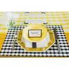 Black Painted Check Placemat - Paper Goods - 2