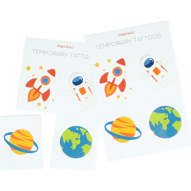 Trip To the Moon Temporary Tattoos