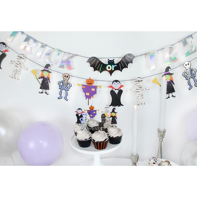 Trick or Treat Cupcake Toppers - Decorations - 3