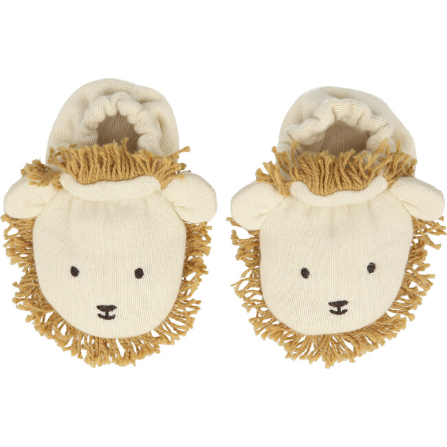 Lion Baby Booties