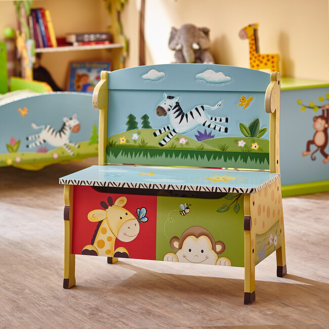 Sunny Safari Storage Bench - Storage - 6