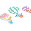 Hot Air Balloons Set of 3 Peg hooks - Accents - 3 - thumbnail