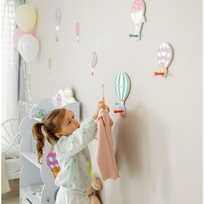 Hot Air Balloons Set of 3 Peg hooks - Accents - 4