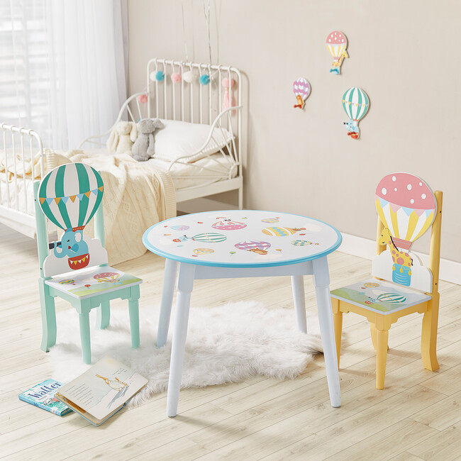 Hot Air Balloons Table and Set of 2 Chairs - Play Tables - 2