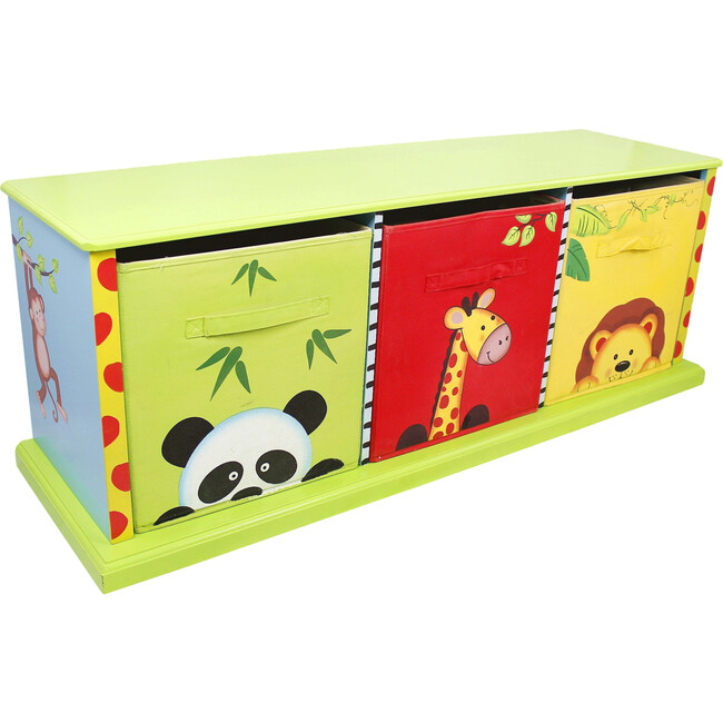 Sunny Safari 3-Drawer Cubby - Storage - 1