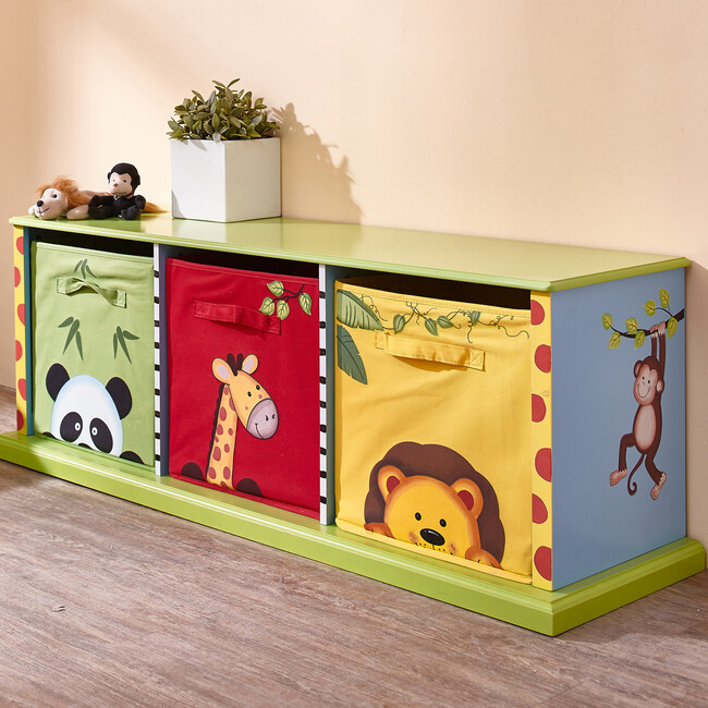 Sunny Safari 3-Drawer Cubby - Storage - 2