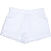 Phoebe Pocket Shorts, White Eyelet - Shorts - 1 - thumbnail