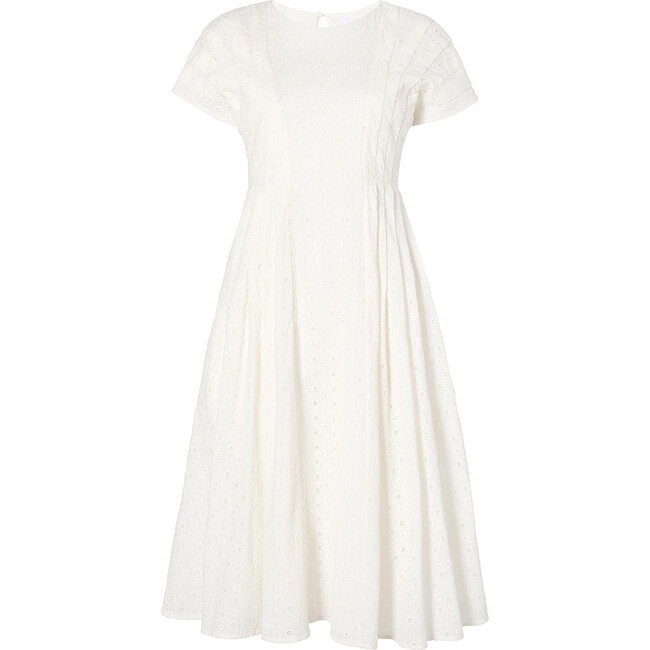 Women's Millais Dress, Ivory - Dresses - 1