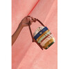 Women's Lunchpail Bag, Floral Rainbow Stripe - Bags - 2