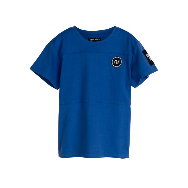 River Tee, Blue Iris - Shirts - 1
