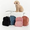 Velour Backpack, Ash - Backpacks - 2
