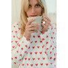 *Exclusive* Women's Long-Short Set, Heart - Pajamas - 3