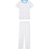 x Maisonette Women's Pima Short-Long Weekend Set, Confetti - Pajamas - 1 - thumbnail