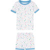 x Maisonette Kids Shorts Set, Confetti - Pajamas - 1 - thumbnail