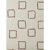 Nathan Turner Zag Squares Grasscloth Wallpaper, Rust - Wallpaper - 1 - thumbnail