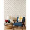 Nathan Turner Zag Squares Grasscloth Wallpaper, Rust - Wallpaper - 2