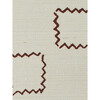 Nathan Turner Zag Squares Grasscloth Wallpaper, Rust - Wallpaper - 3